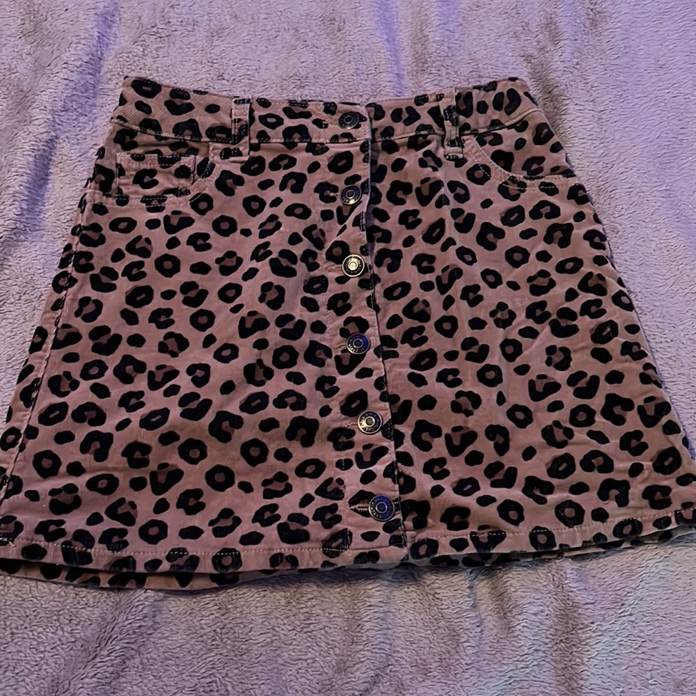 Cat&Jack Corduroy Cheetah Skirt